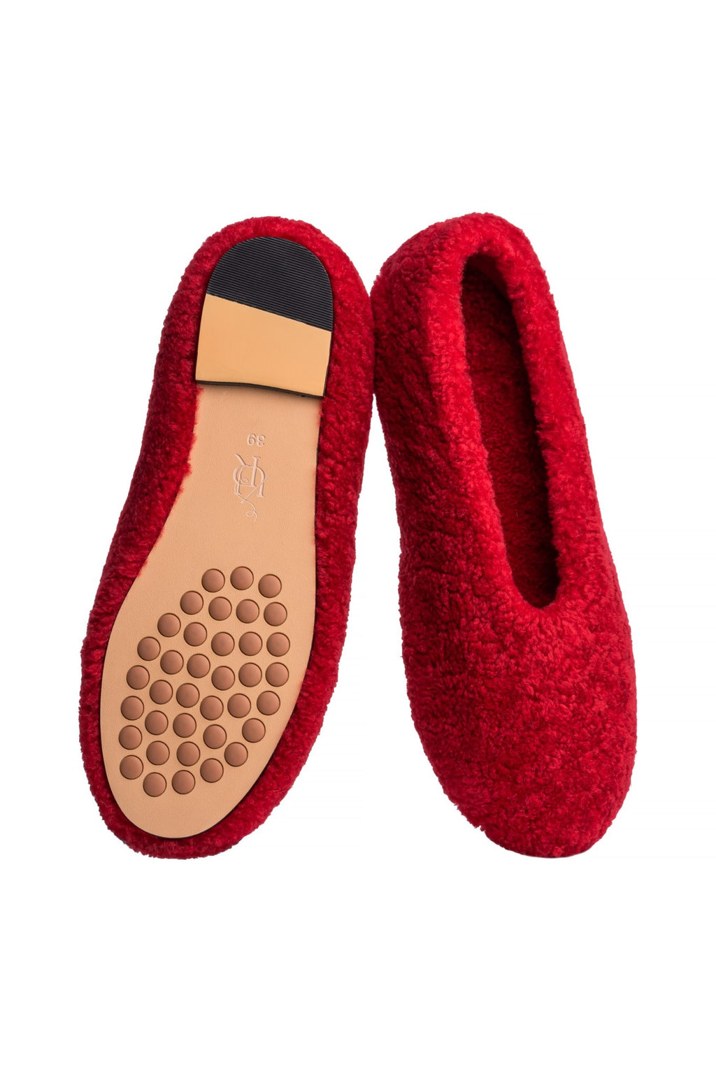 Red slippers - sole and upper