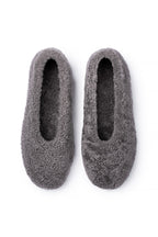 Gray slippers - rear view