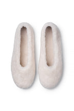 White slippers - rear view