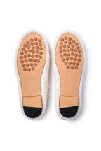White slippers - top view