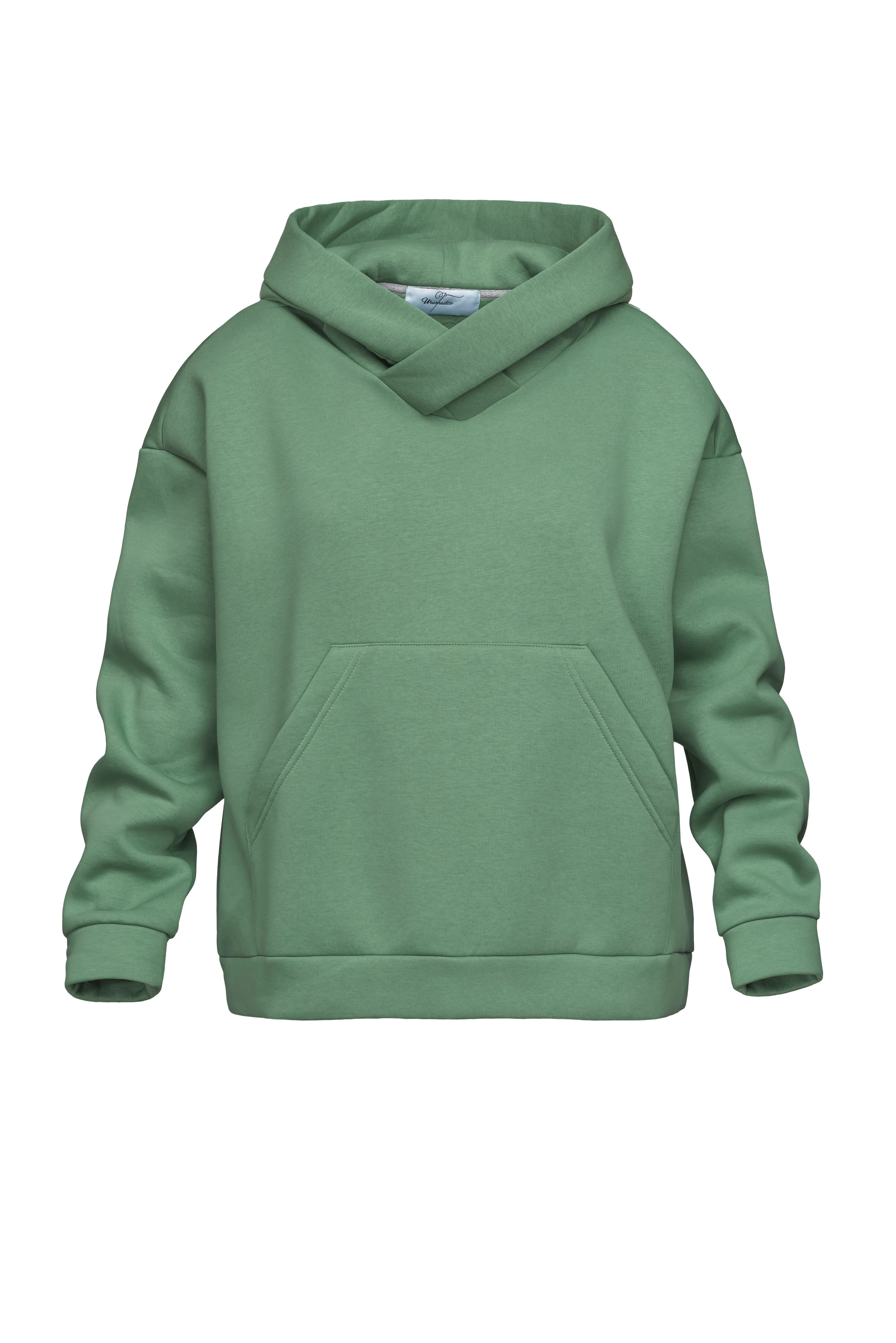 Cropped Hoodie | Light green
