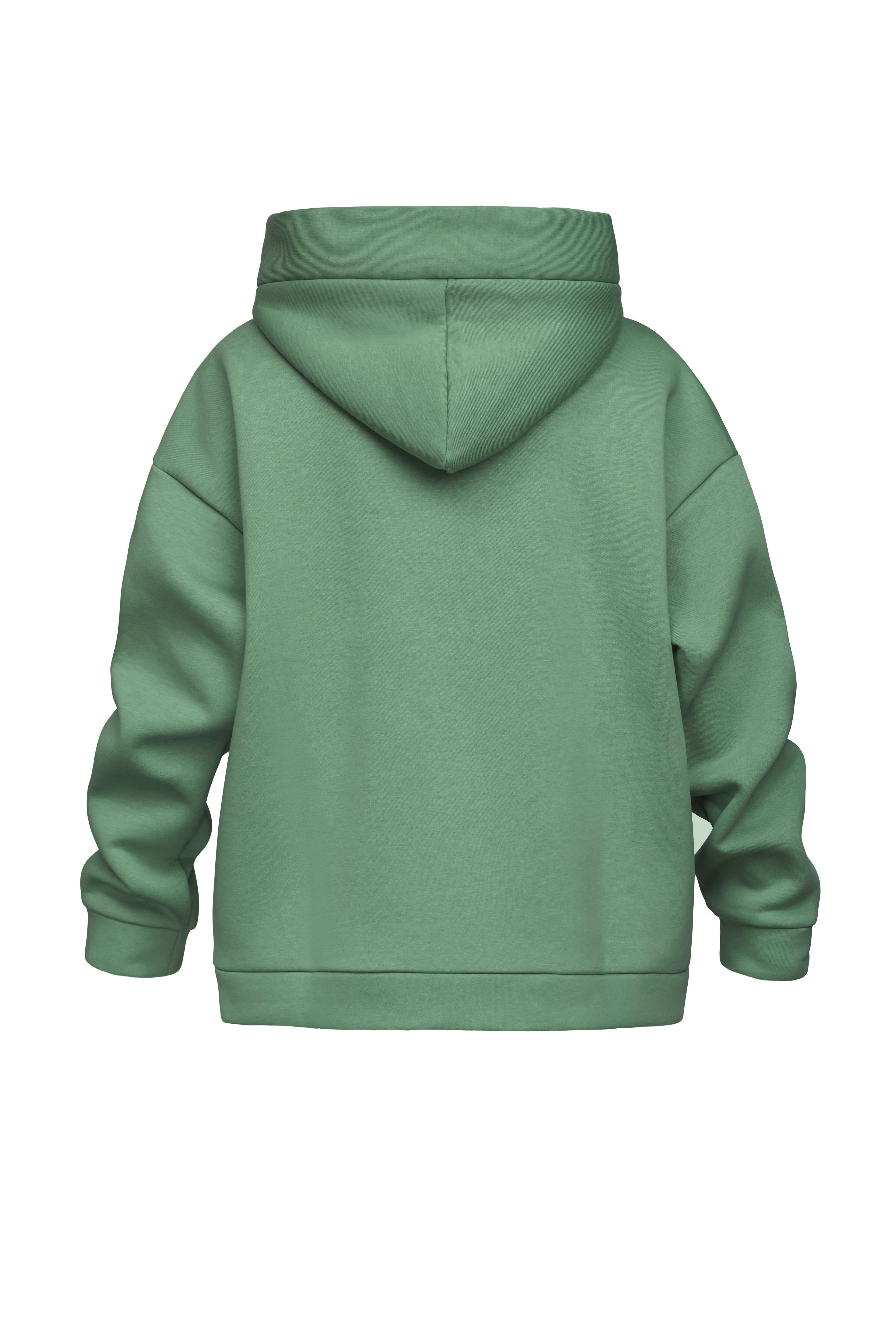 Cropped Hoodie | Light green