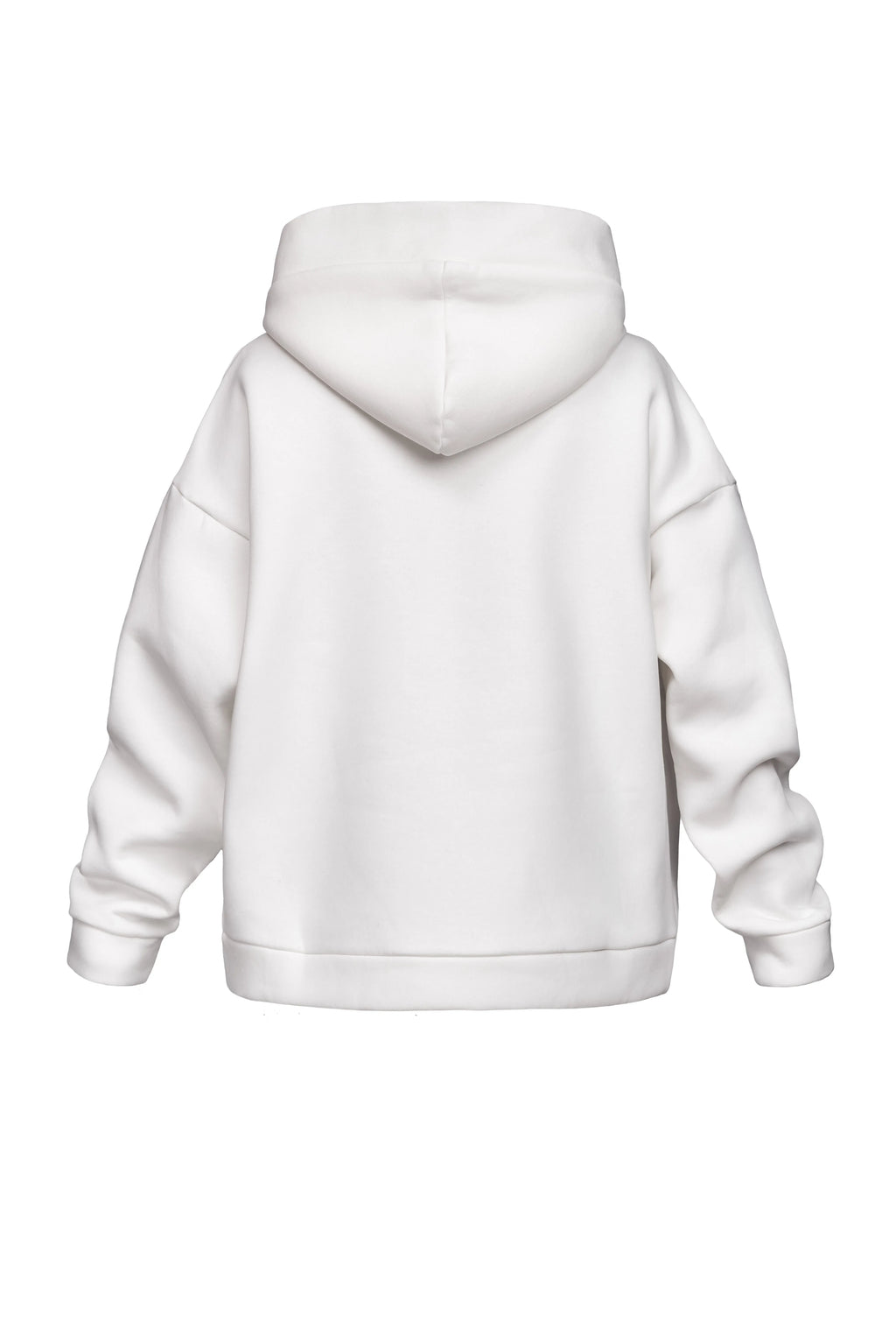 Cropped Hoodie | White