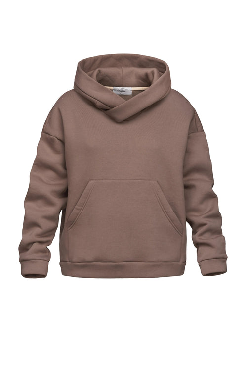 Cropped Hoodie | Cacao