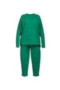 "Nada" Cotton Suit | Emerald Color