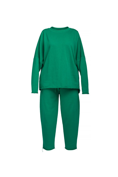 Emerald NADA cotton suit by Urushadze