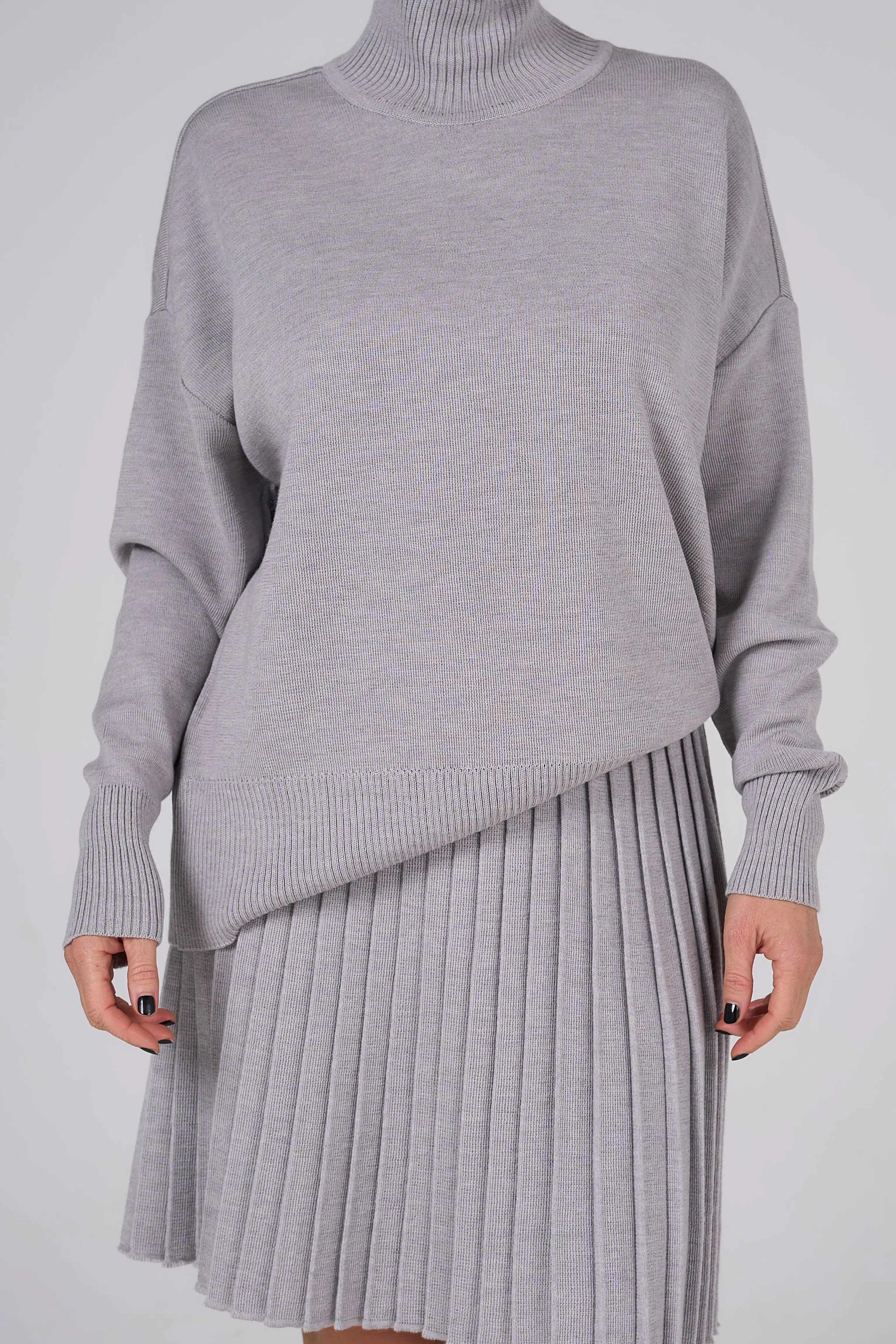 Fly Baby Pleated Suit | Gray color