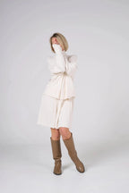 Fly Baby Pleated Suit | Milk color