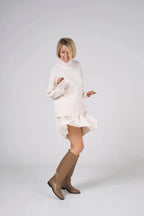 Fly Baby Pleated Suit | Milk color