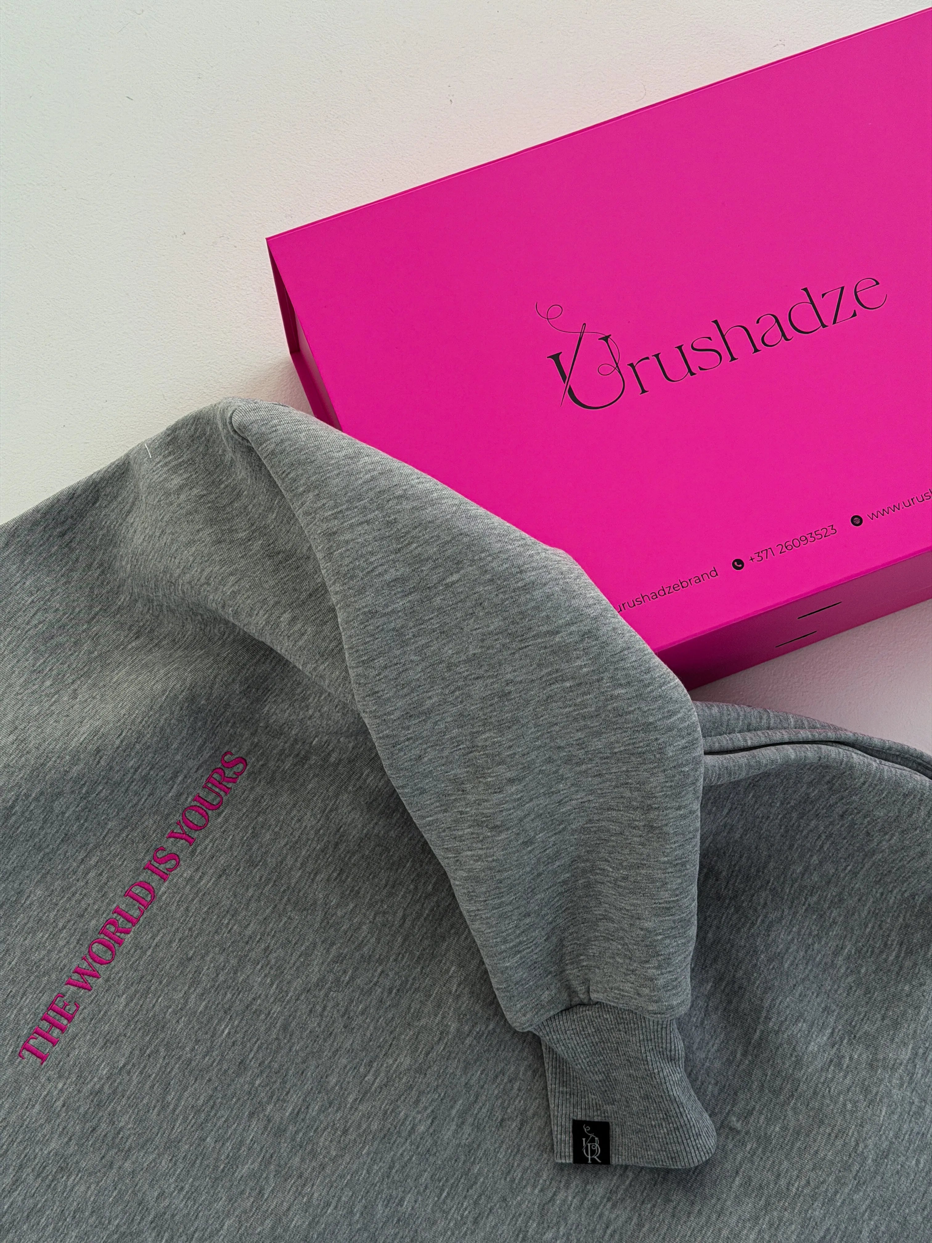 MAMBA sweatshirt | Gray Melange (Pink) Limited edition