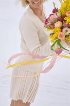 Merino Cashwool Fly Baby Spring Suit With Skirt | Vanilla