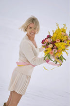 Merino Cashwool Fly Baby Spring Suit With Skirt | Vanilla