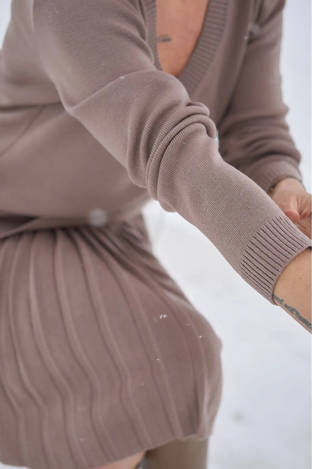 Fly Baby Spring Suit With Skirt | Cacao
