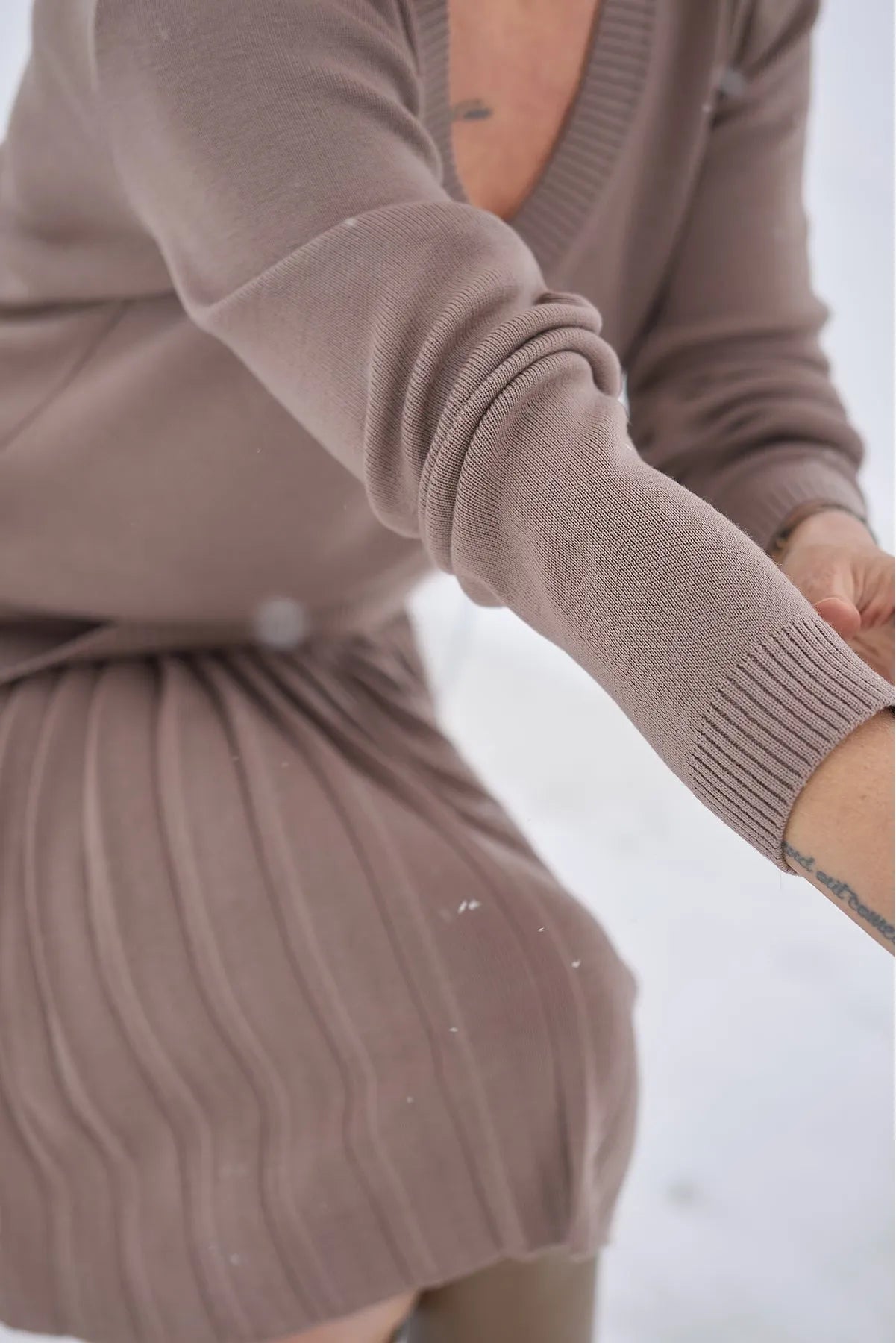 Fly Baby Spring Suit With Skirt | Cacao