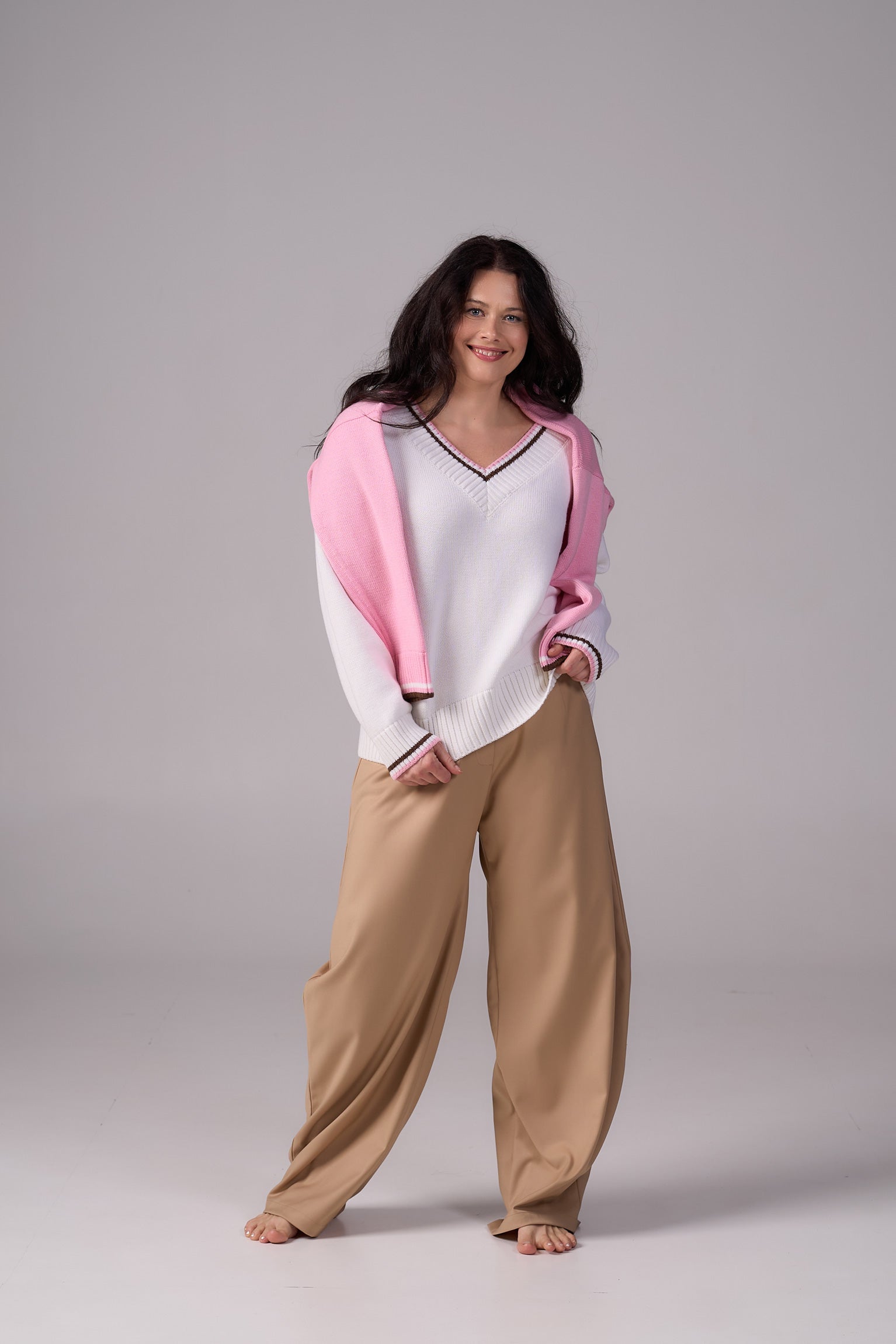 Knit Sweater “Lorenzo” | White Color