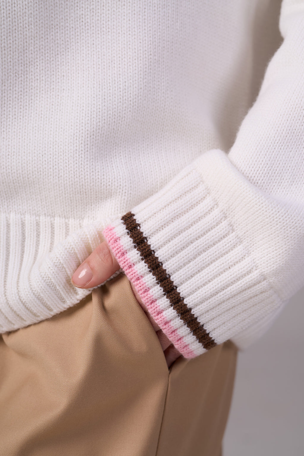 Knit Sweater “Lorenzo” | White Color