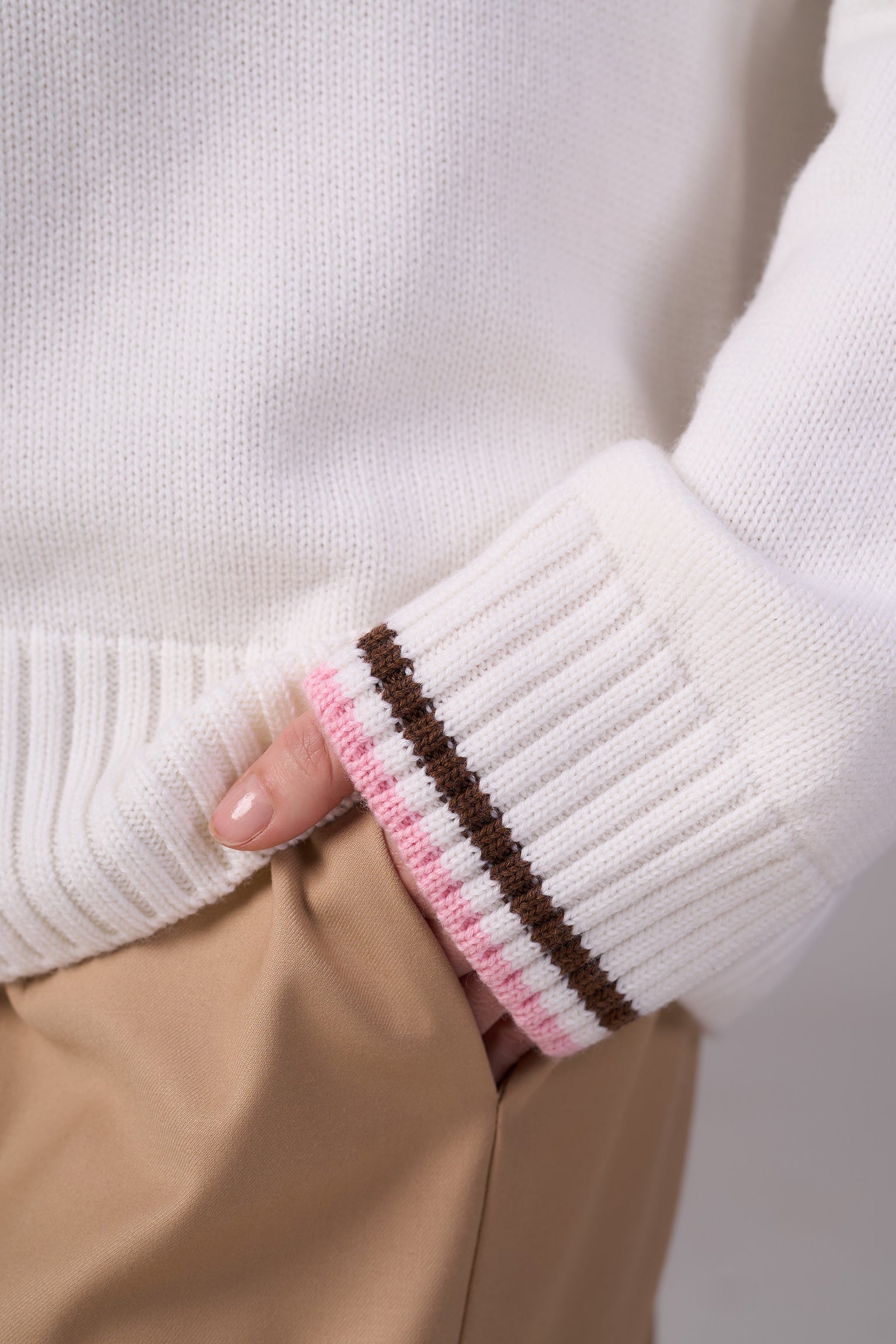 Knit Sweater “Lorenzo” | White Color