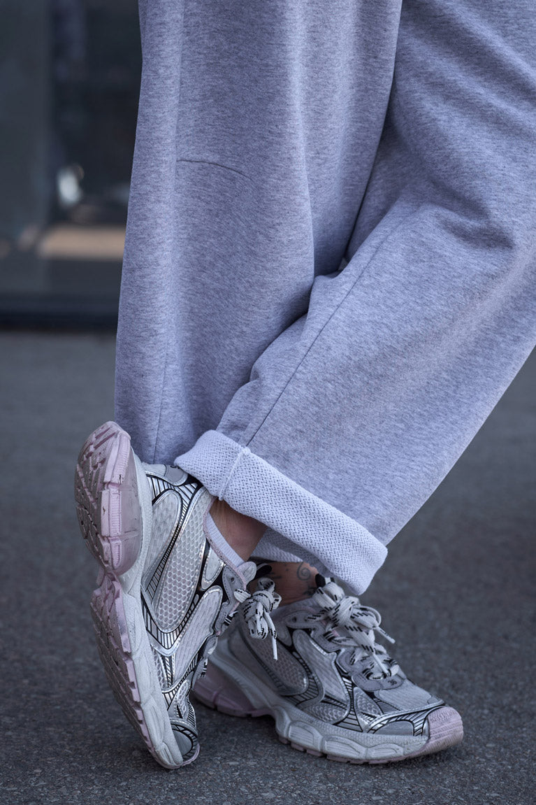 Nada Cotton Suit | Gray Melange Color