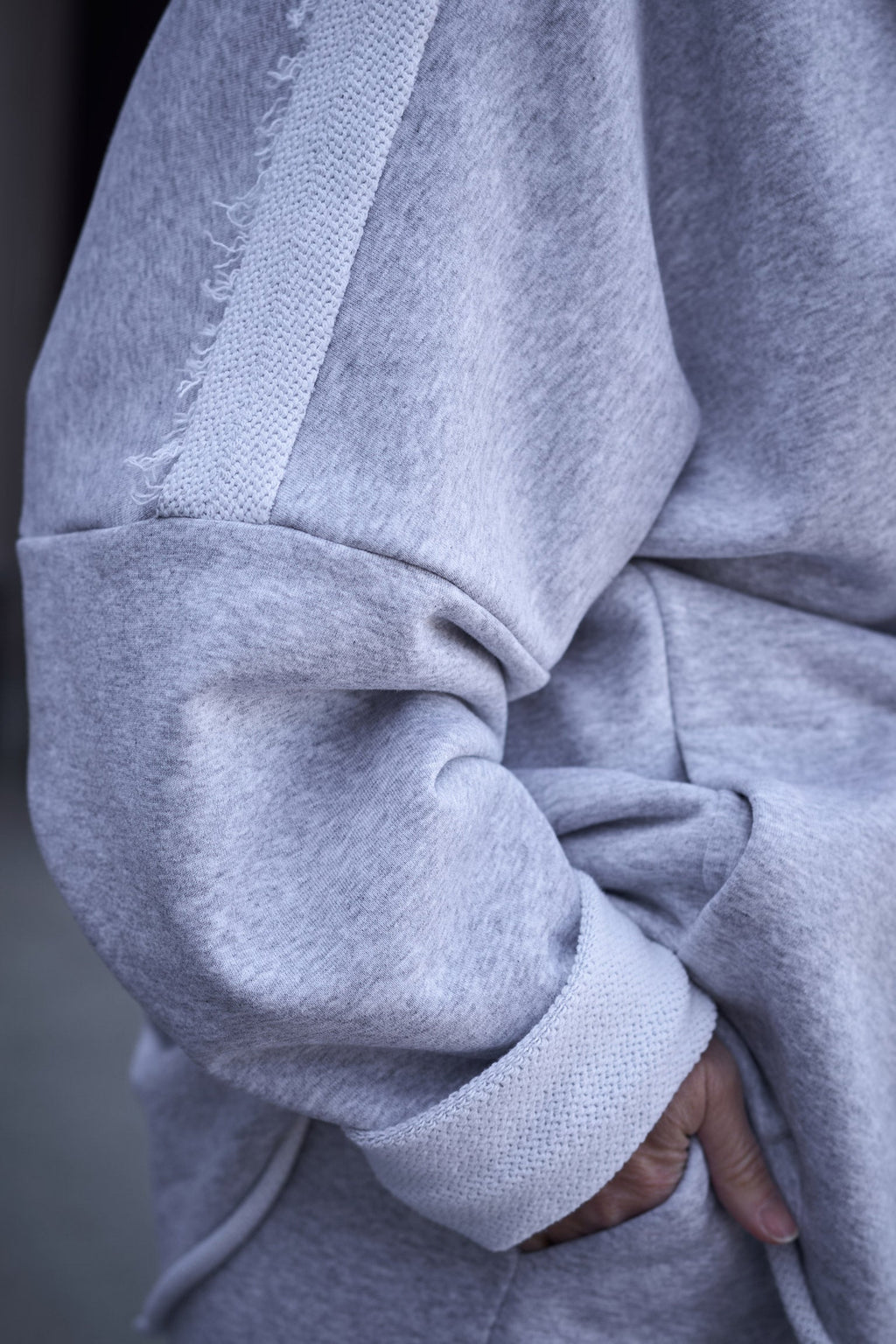 NADA cotton suit in Gray Melange
