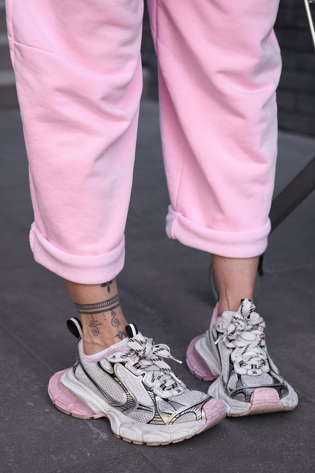 "Nada" Cotton Suit | Pink Color
