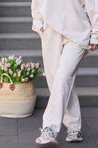 NADA cotton suit in Ecru