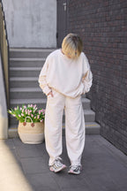 NADA cotton suit in Ecru