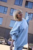 Nada Cotton Suit | Blue Color