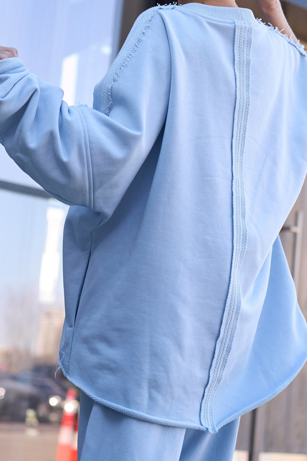 NADA cotton suit in Light Blue