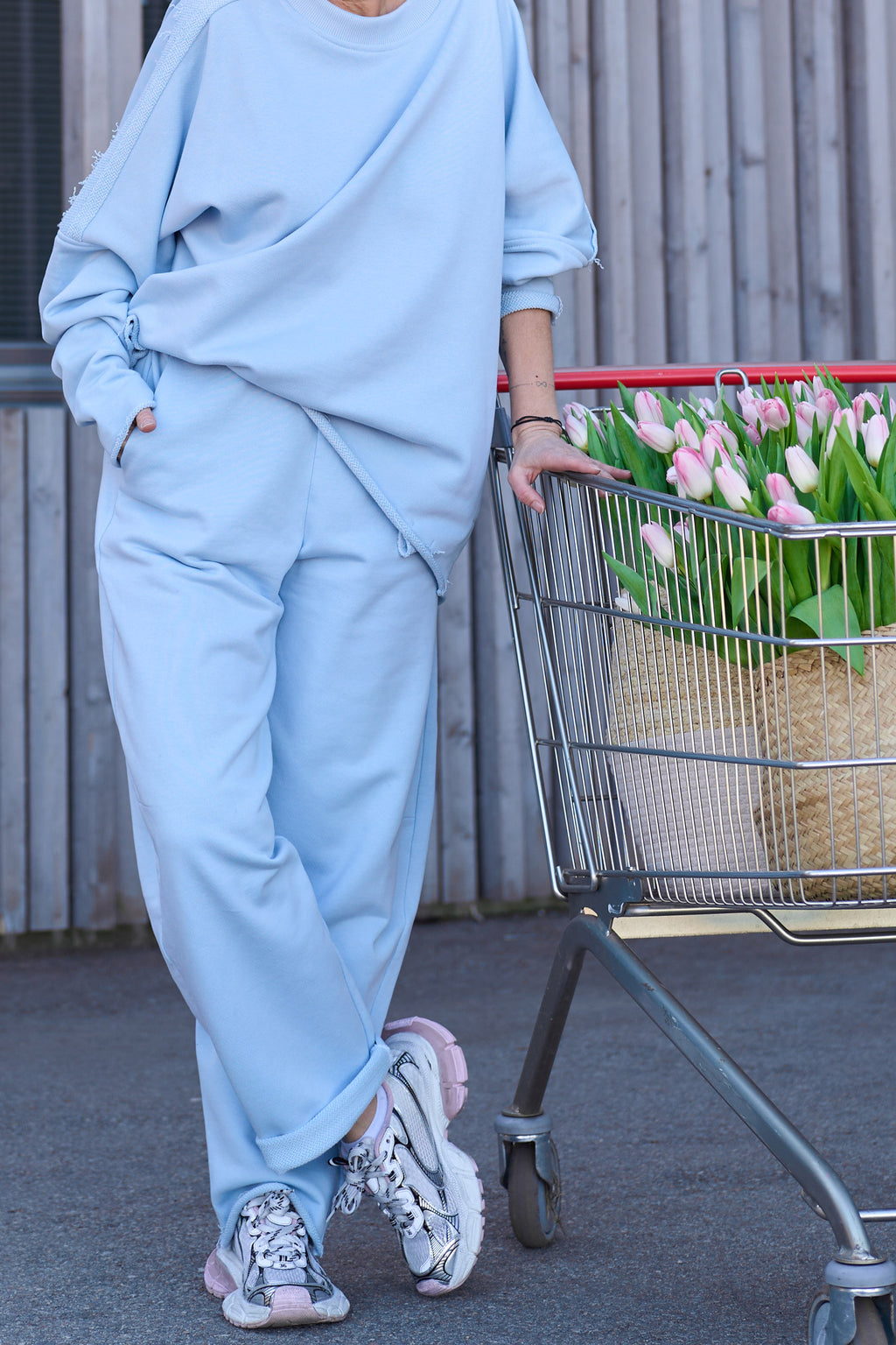 Nada Cotton Suit | Blue Color