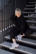 "Nada" Cotton Suit | Black Color