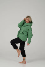 Cropped Hoodie | Light green