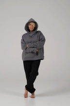 Cropped Hoodie | Graphite