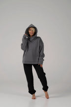 Cropped Hoodie | Graphite