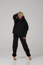 Cropped Hoodie | Black