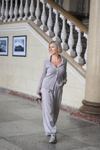 Knit Suit "Aladdin" | Gray Melange Color