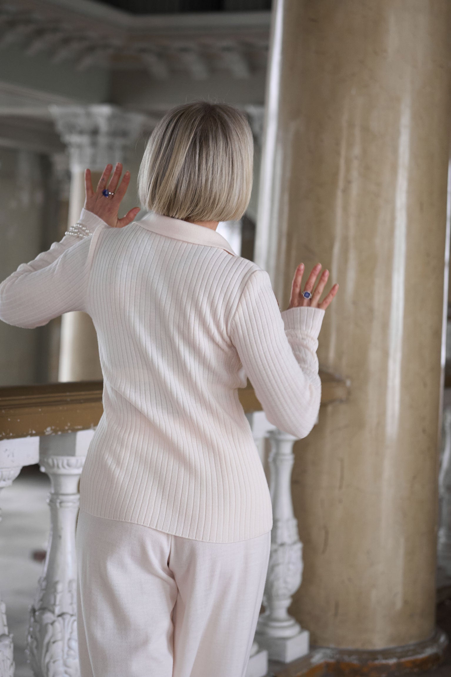 Knit Suit Aladdin | Vanilla Color