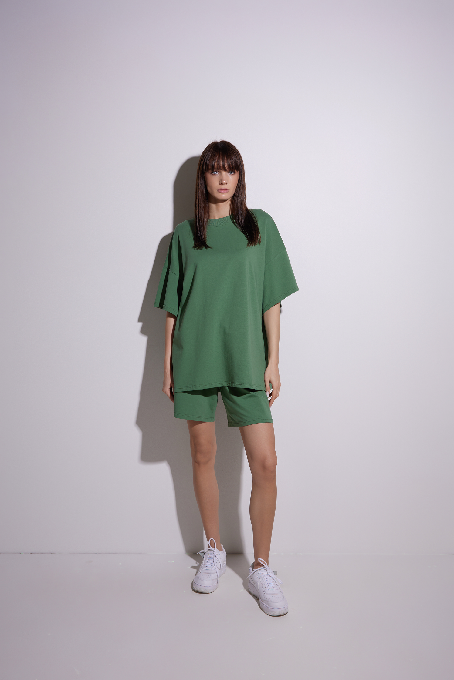 その他 Over Size French Terry Top Light Green IMG_1022.jpg