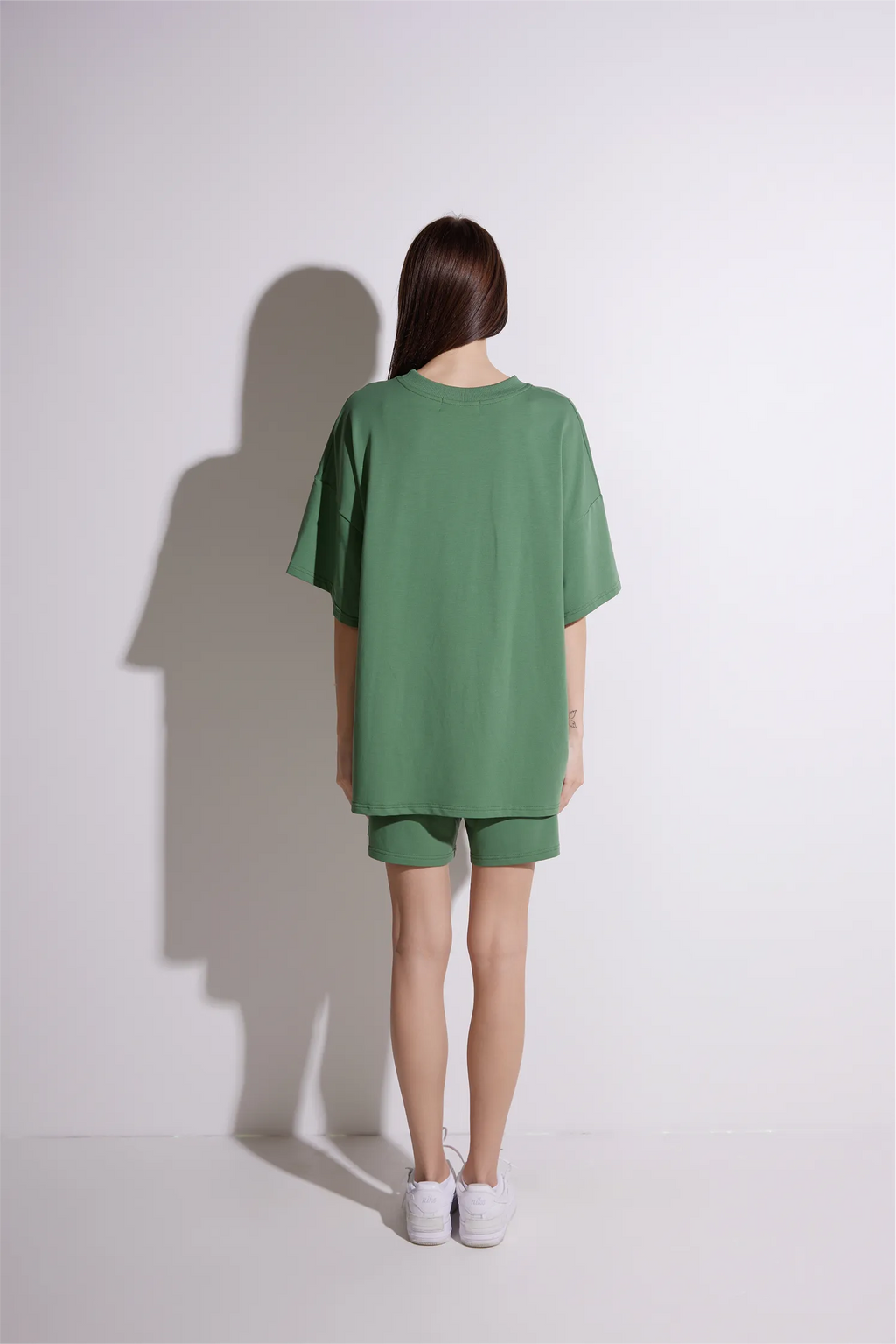Women Oversized Shirt and Shorts Set | test
