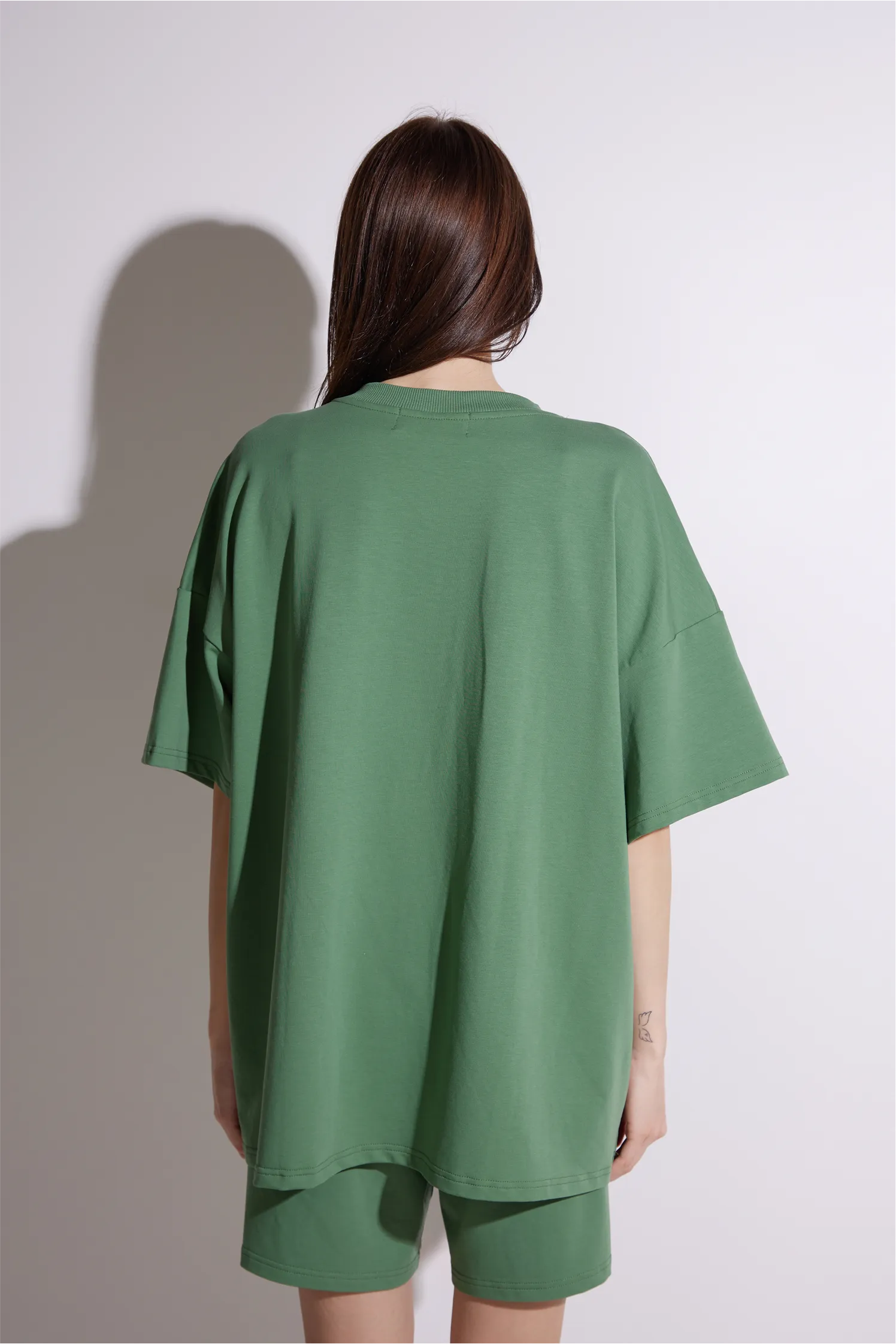 Women Oversized Shirt and Shorts Set | test