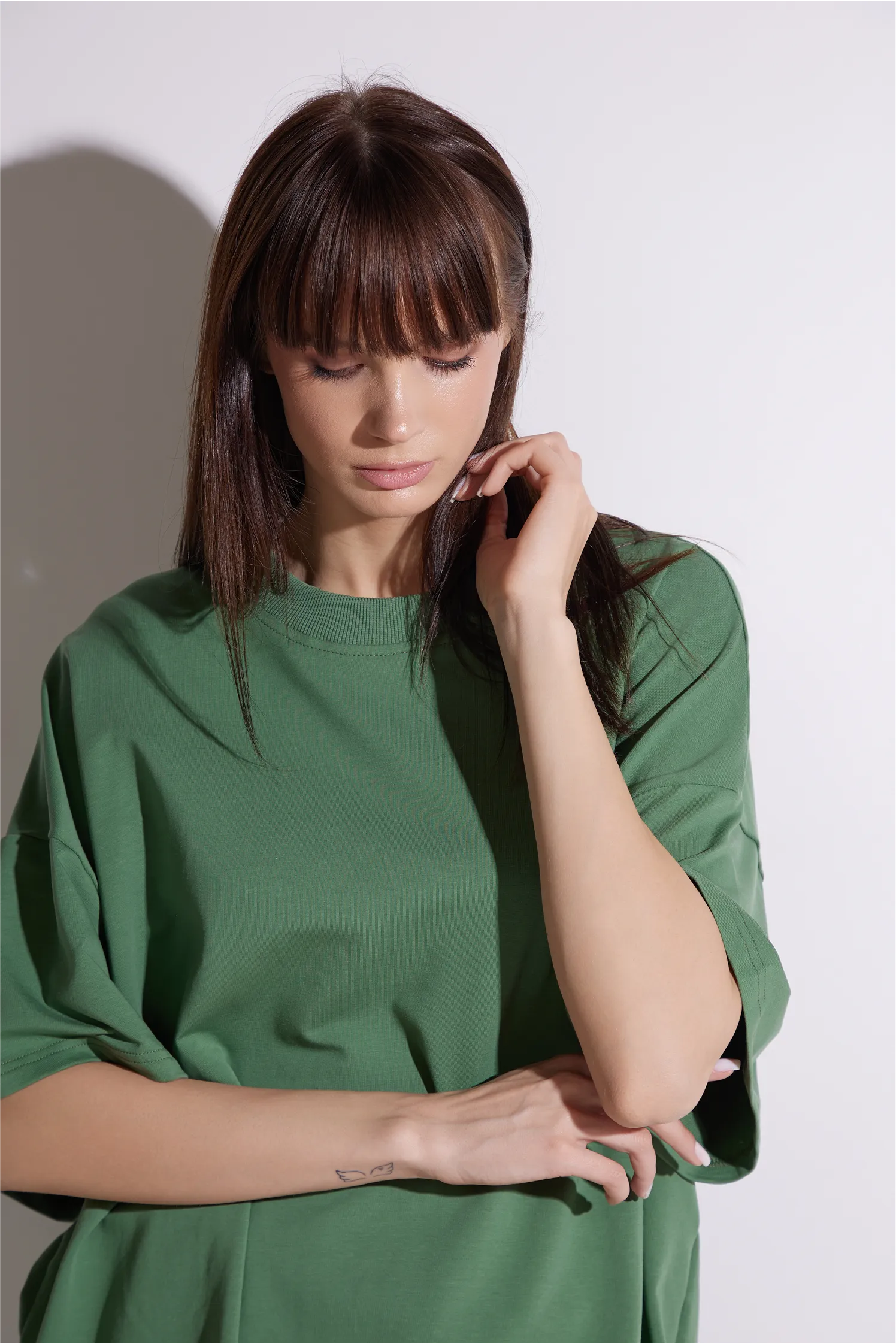 Women Oversized Shirt and Shorts Set | test