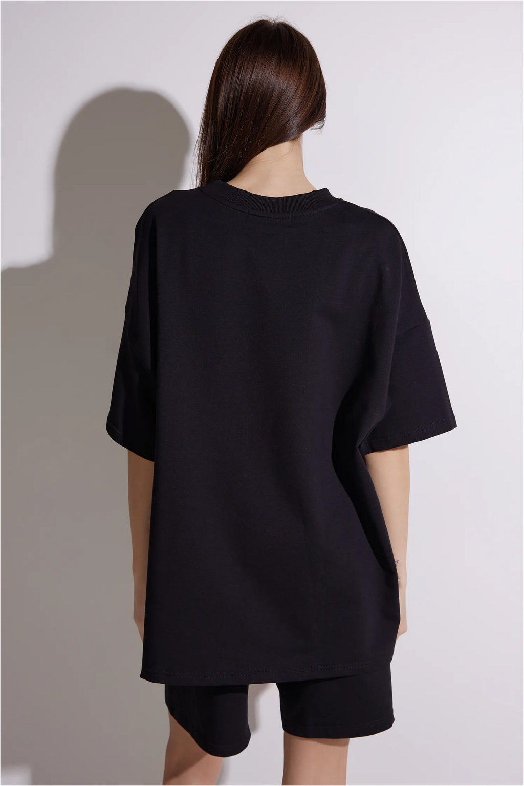 Women Oversized Shirt and Shorts Set | test