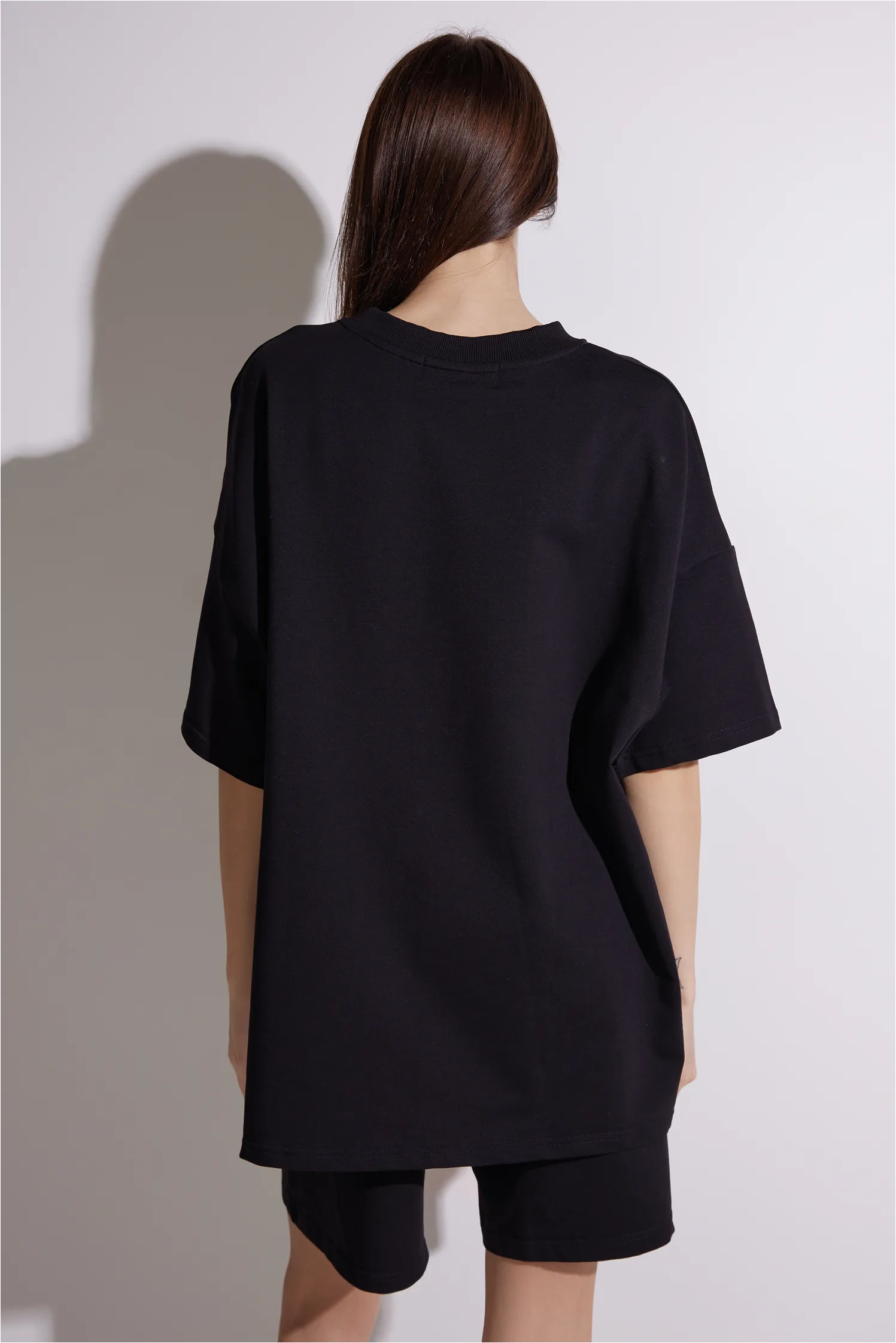 Women Oversized Shirt and Shorts Set | test