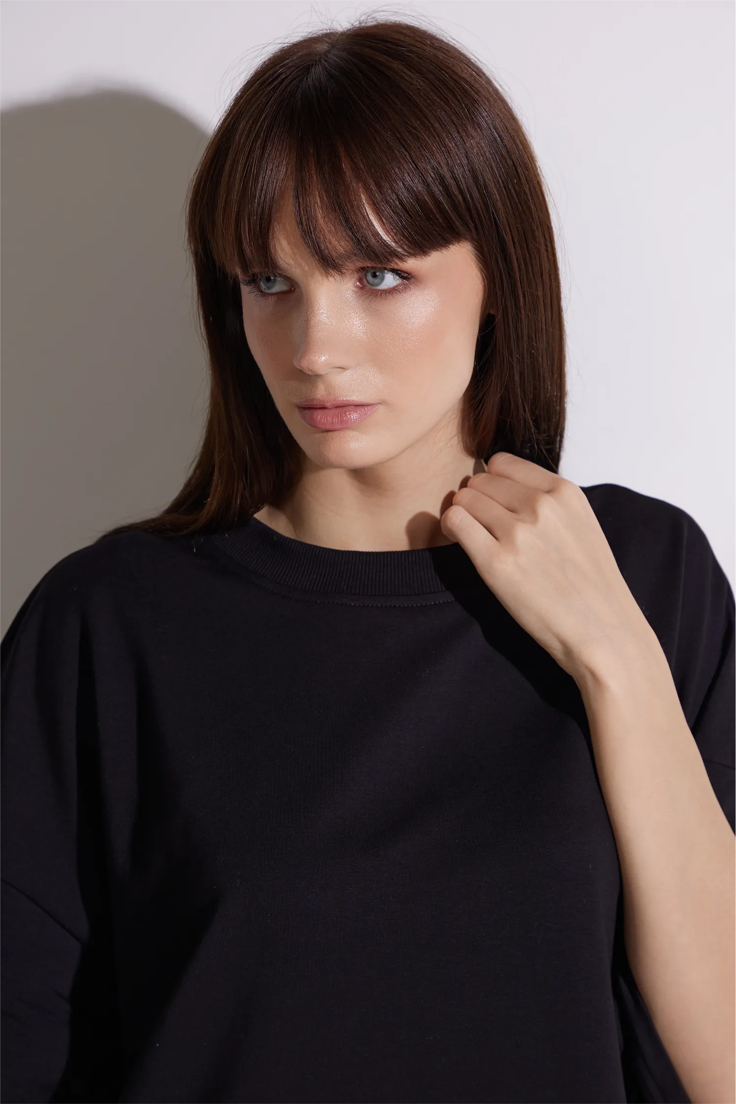 Women Oversized Shirt and Shorts Set | test