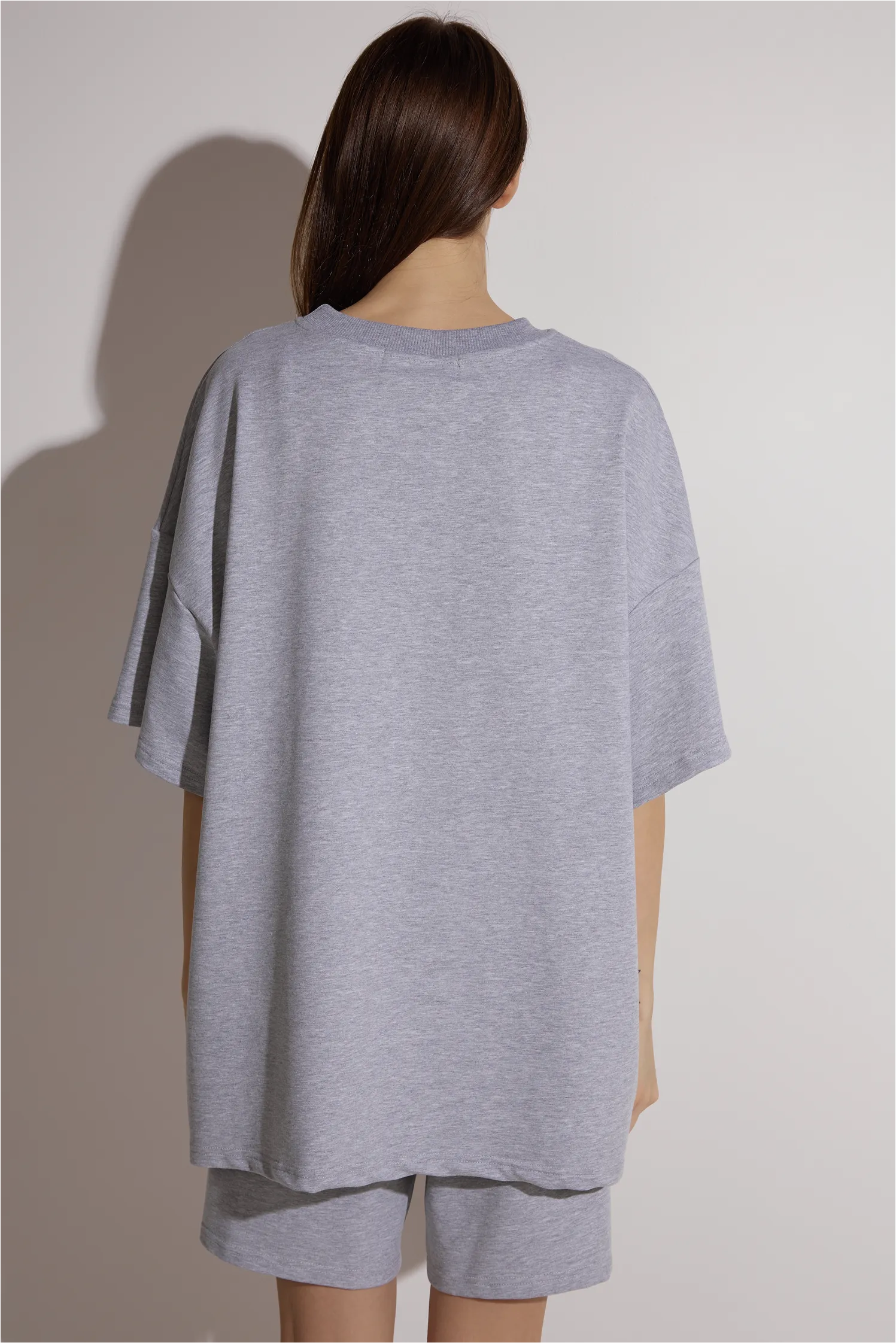 Women Oversized Shirt and Shorts Set | test