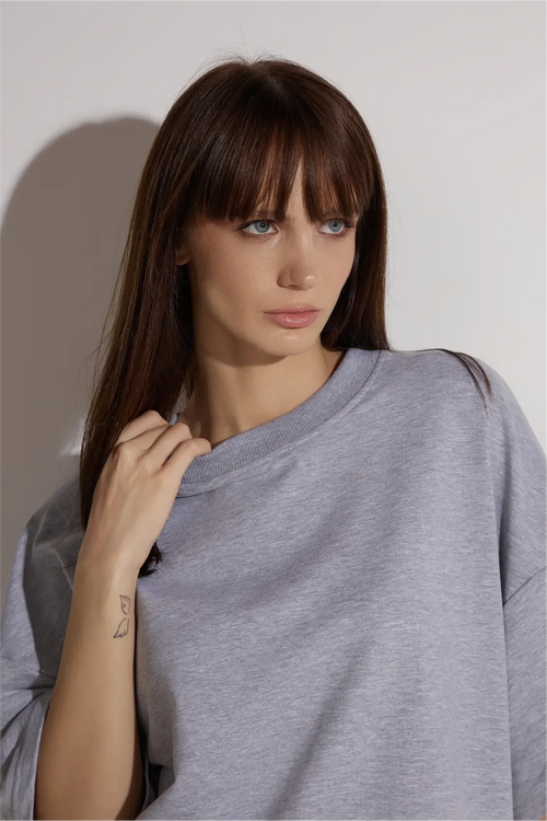 Women Oversized Shirt and Shorts Set | test