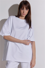 Women Oversized Shirt and Shorts Set | test