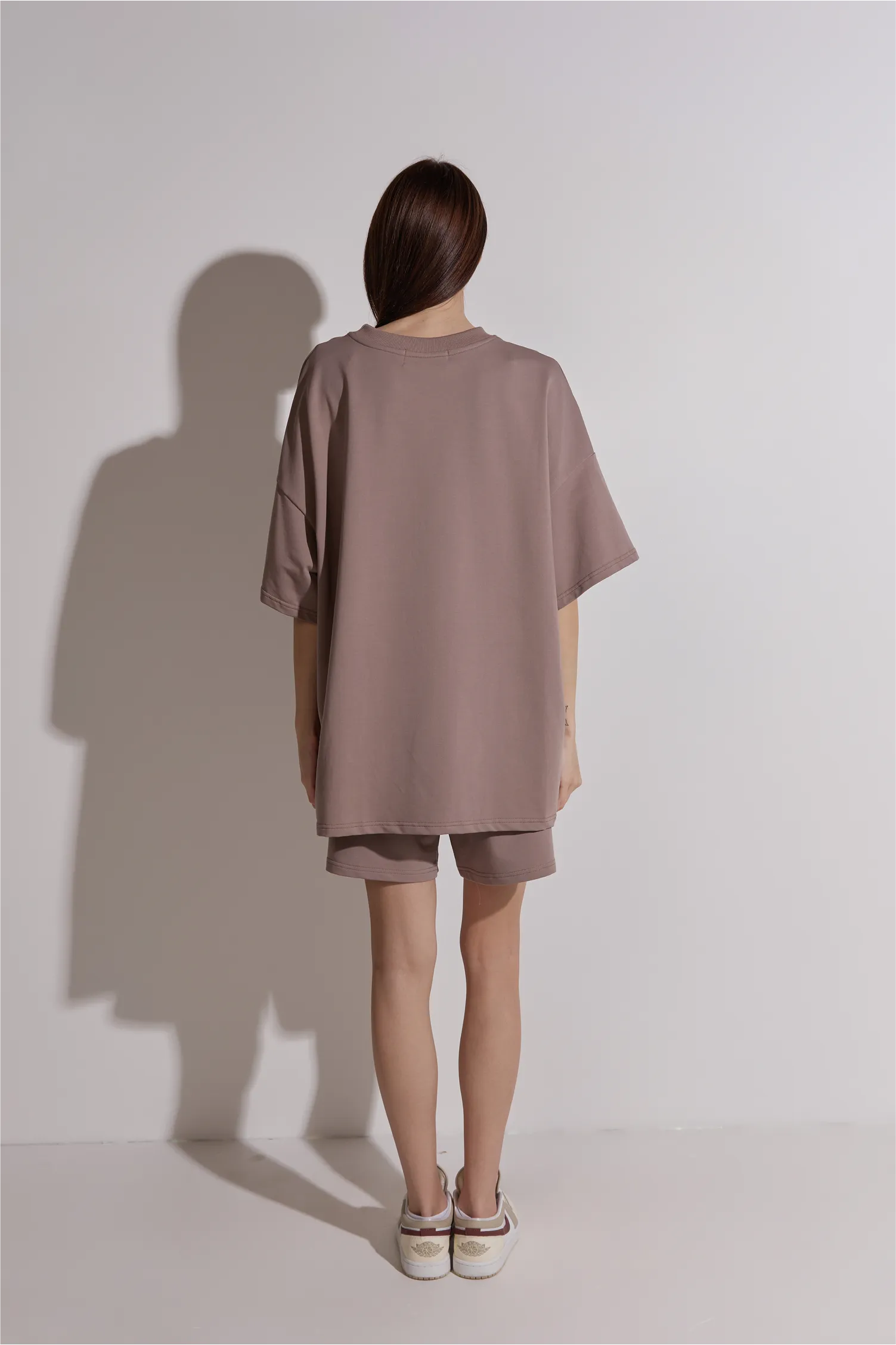Women Oversized Shirt and Shorts Set | test