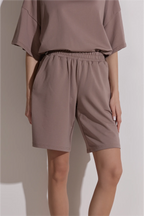 Women Oversized Shirt and Shorts Set | test