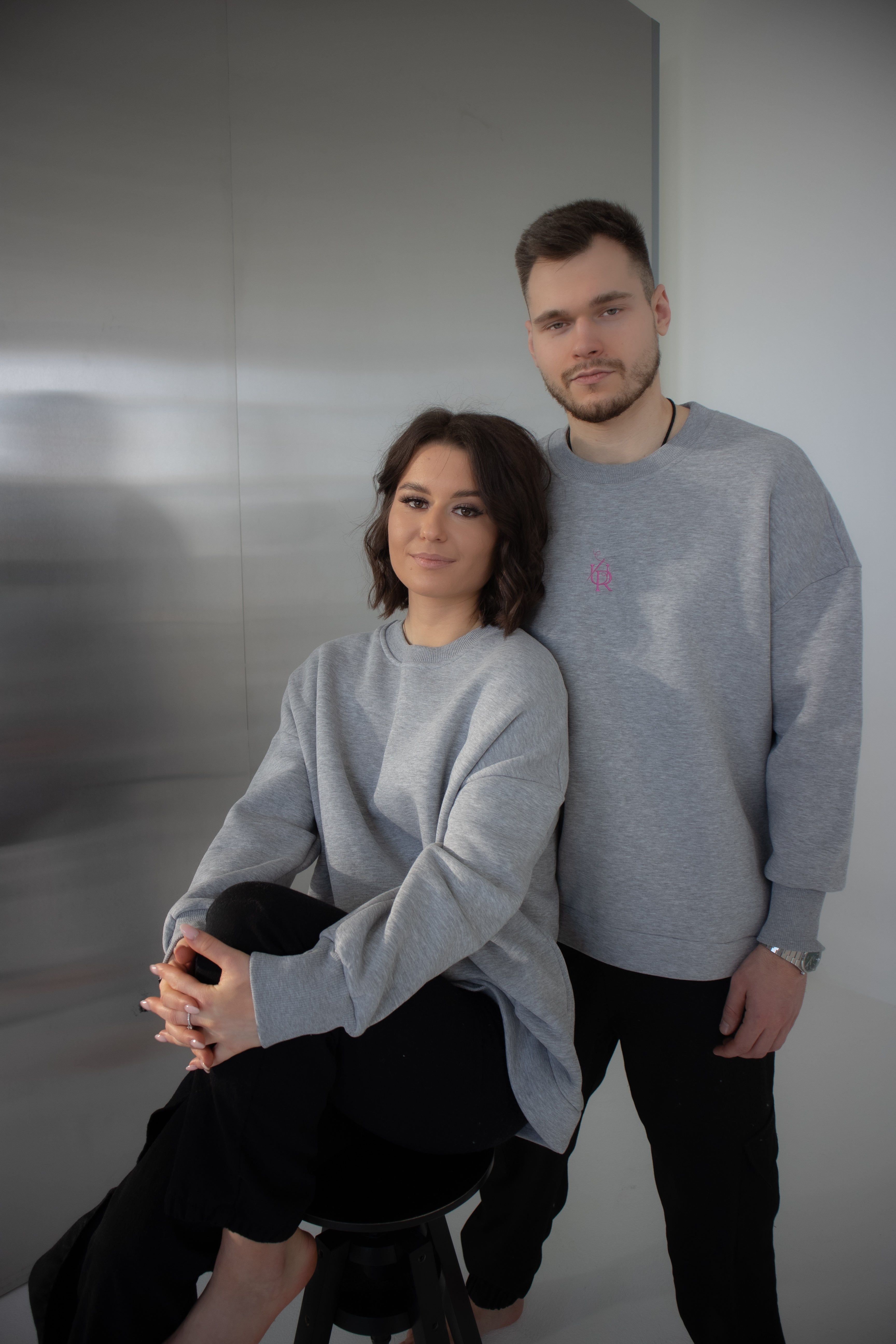 MAMBA sweatshirt | Gray Melange (Pink) Limited edition