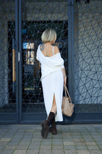 Merino Set with Skirt | Milk